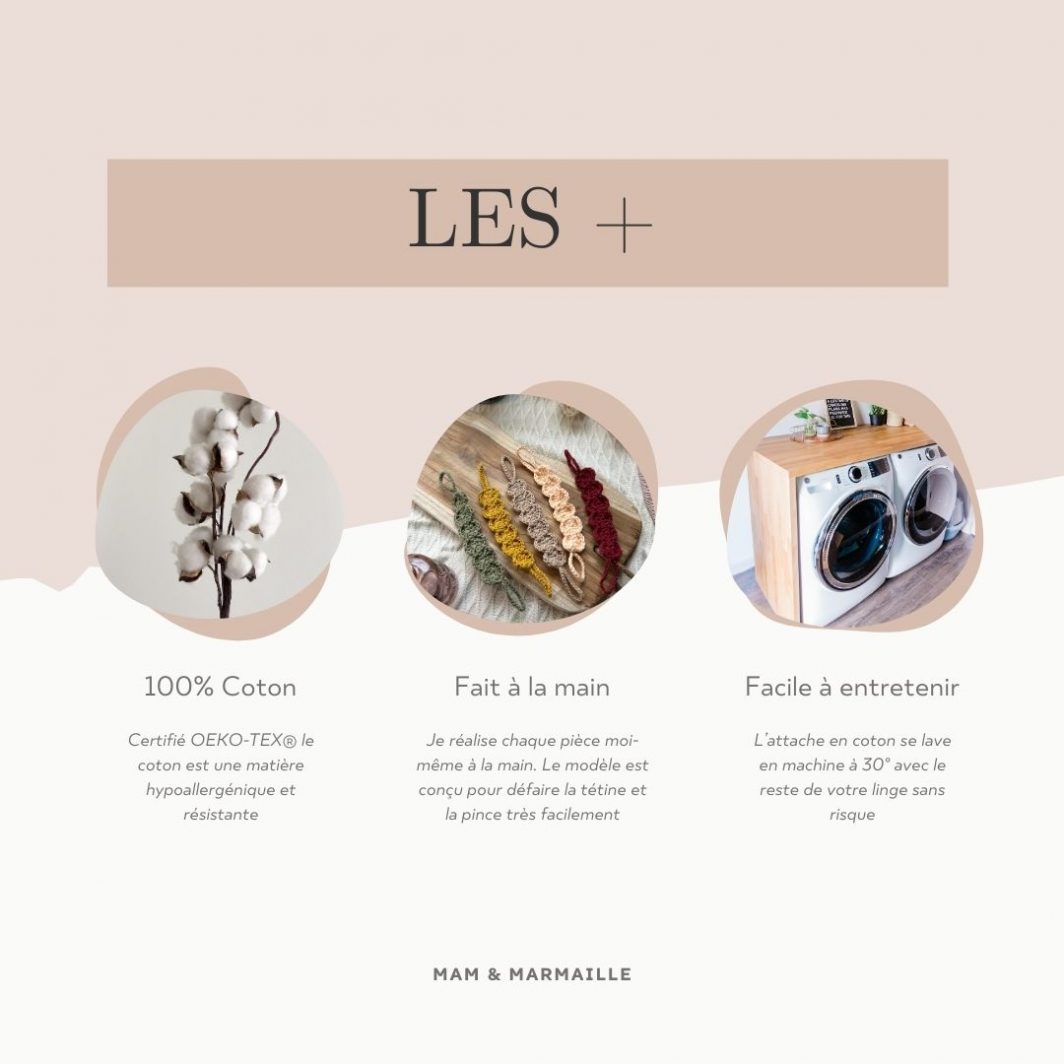 Attache doudou pour nourrissons et enfants – Image 5