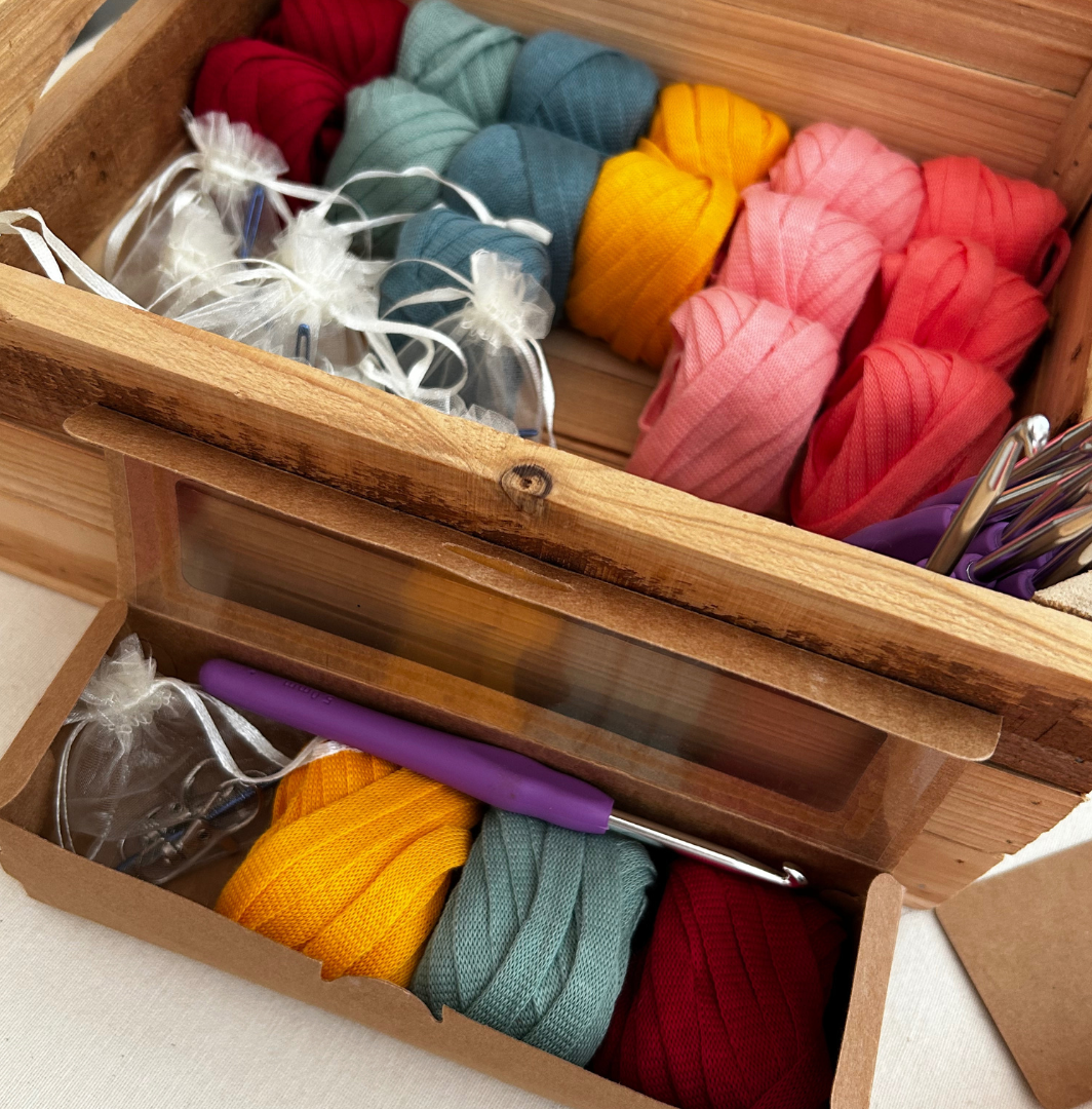 KIT 3 Porte-clés Cœur à crocheter