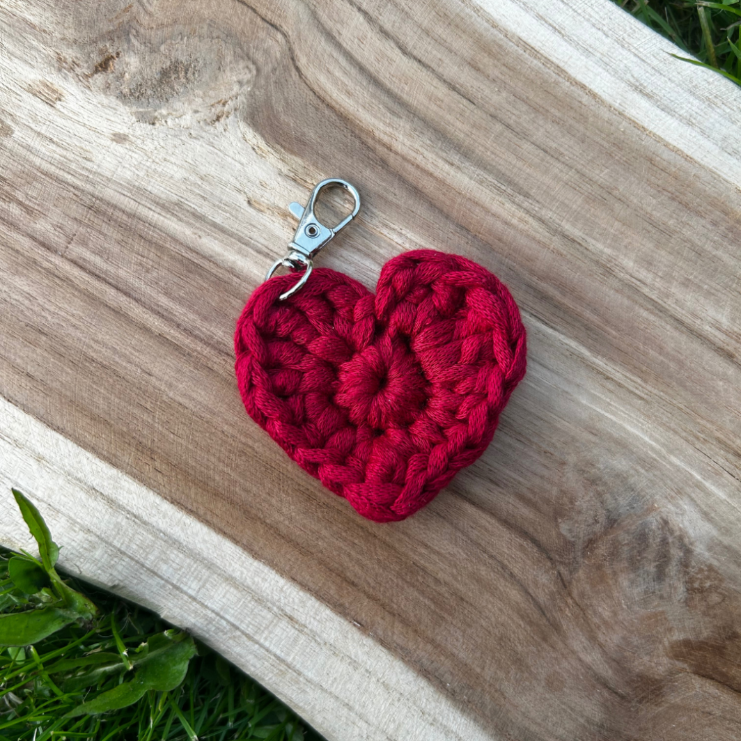 KIT 6 Portes-clés Cœur à crocheter – Image 11