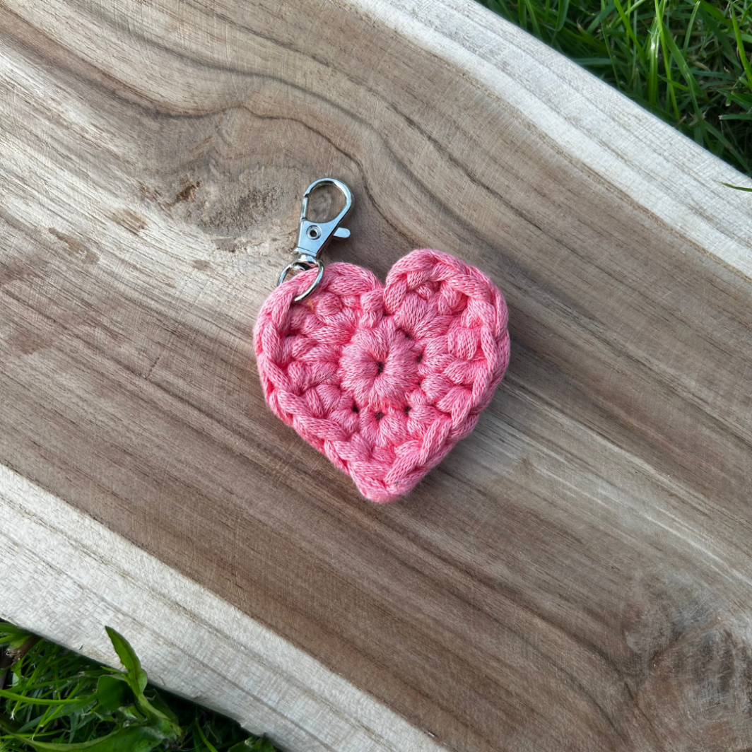 KIT 6 Portes-clés Cœur à crocheter – Image 9