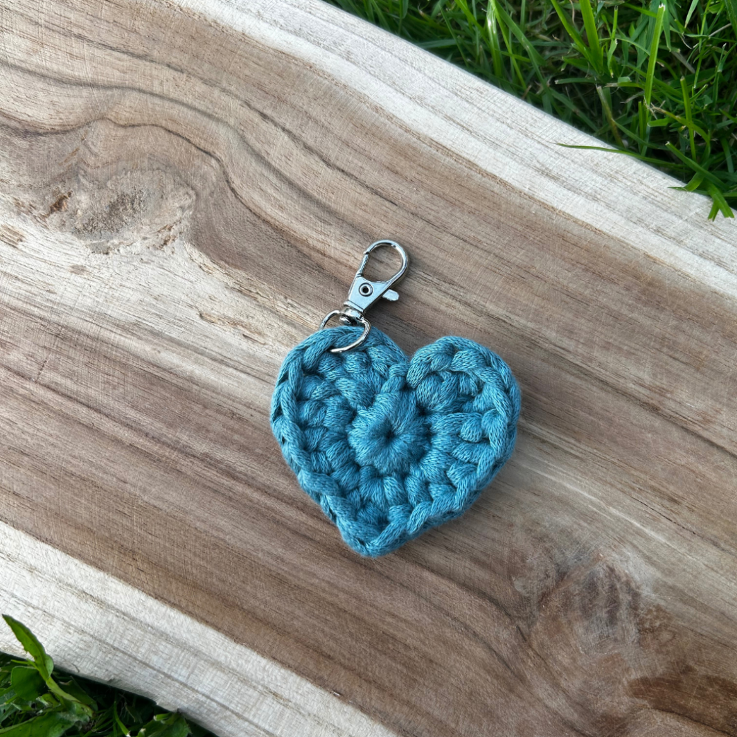 KIT 6 Portes-clés Cœur à crocheter – Image 10