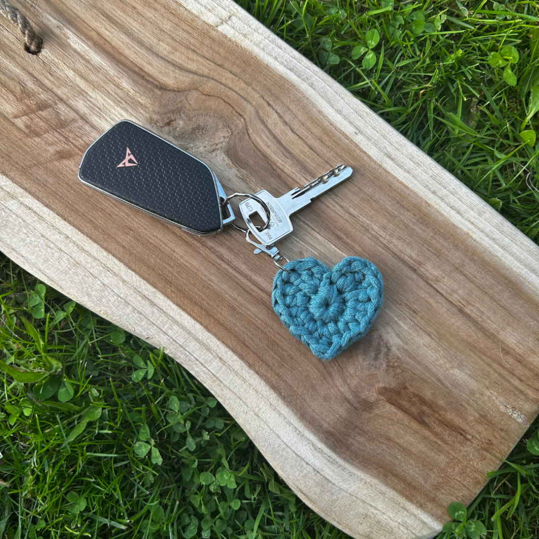 KIT 6 Portes-clés Cœur à crocheter – Image 5