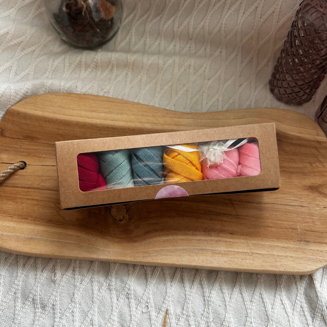 KIT 6 Portes-clés Cœur à crocheter